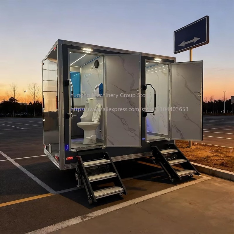 Portable Camp Toilet - Przenośna toaleta mobilna, luksusowa przyczepa toaletowa,