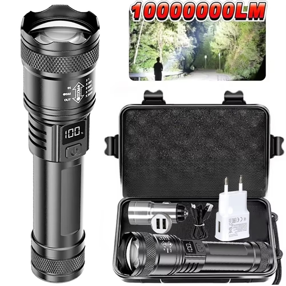 Outdoor Camping Lantern - Latarka LED Super Jasna 100000LM, Ładowana