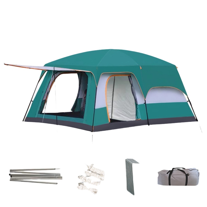 Outdoor Camping And Glamping - Rodzinna Luksusowa Wodoodporna Namiot Tunelowa Oxford