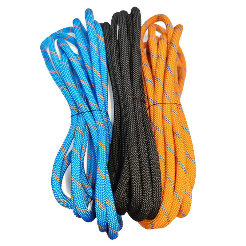 Outdoor Camping Extension Cord - Niebiesko-pomarańczowy paracord o średnicy 10mm, długość