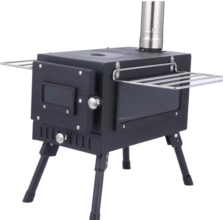 Outdoor Camping Wood Burning Stove - Przenośna, wolnostojąca kuchenka na drewno ze