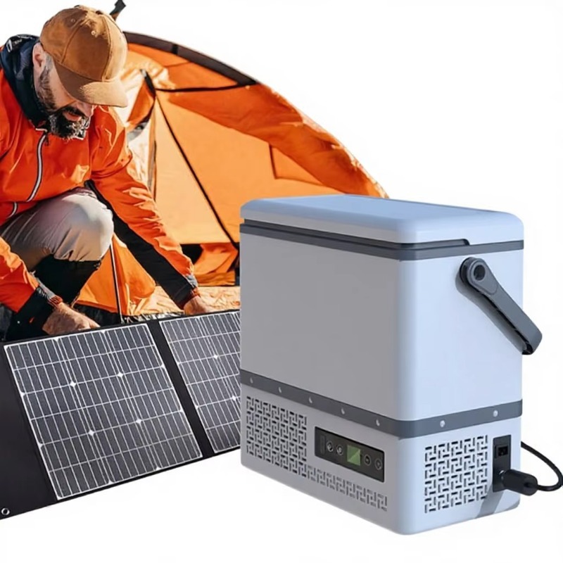 Outdoor Camping Fridge - Nowa Przenośna Lodówka Kempingowa Solarna 12L