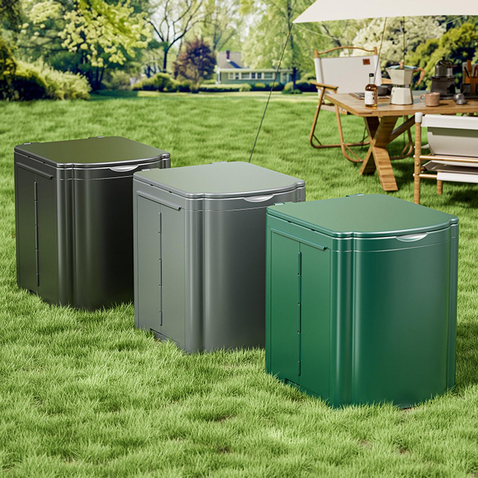 Portable Camp Toilet - Przenośna toaleta kempingowa z ergonomicznym uchwytem,
