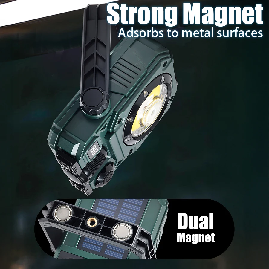Camping Solar Lantern - Lampa Solarna Kempingowa D5 z Magnesem