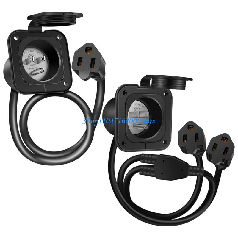 Outdoor Camping Extension Cord - Y1gd Wodoodporny przedłużacz wyjściowy Kabel odporny