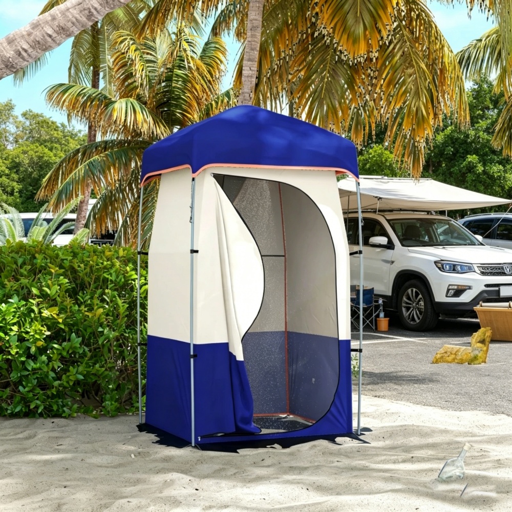 Portable Camp Toilet - Namiot prysznicowy kempingowy, rozkładany, przenośny, wodoodporny,
