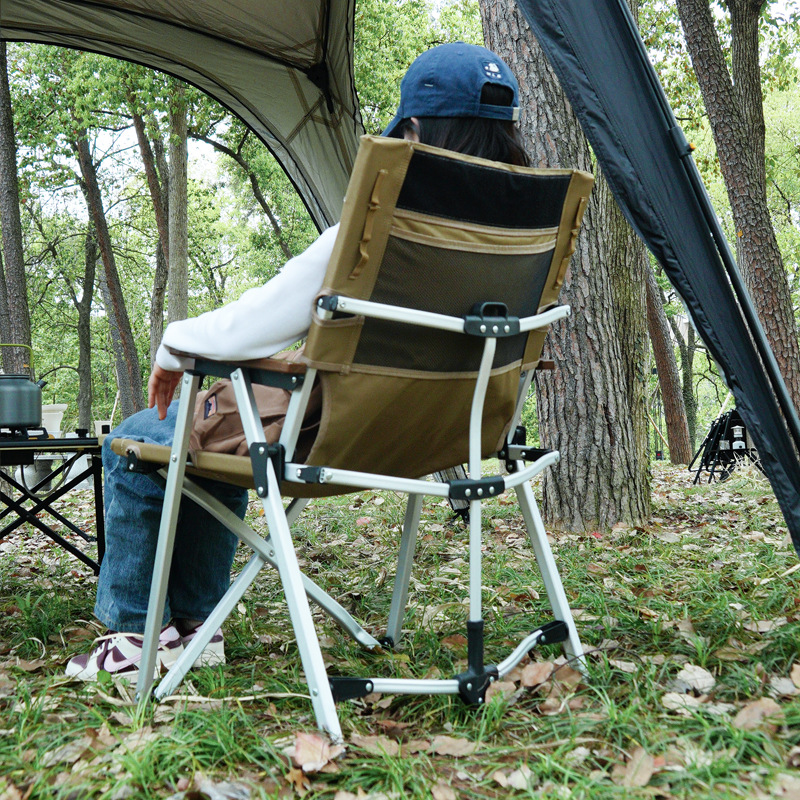 Outdoor Camping And Glamping - Krzesło plażowe składane, lekkie, przenośne, składane