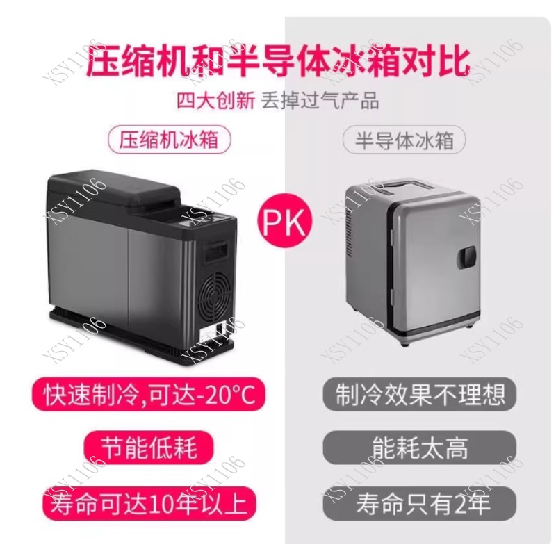Outdoor Camping Fridge - Przenośna lodówka samochodowa z szufladą do