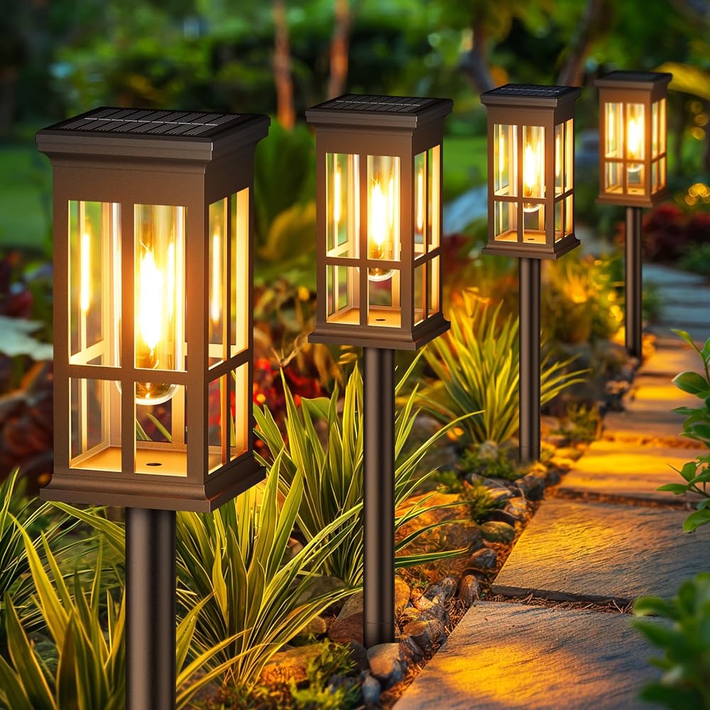 Camping Solar Lantern - Solarna lampa ścieżkowa, zewnętrzna lampa solarna,