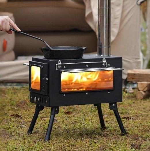 Outdoor Camping Wood Burning Stove - Składany piec na drewno do namiotu