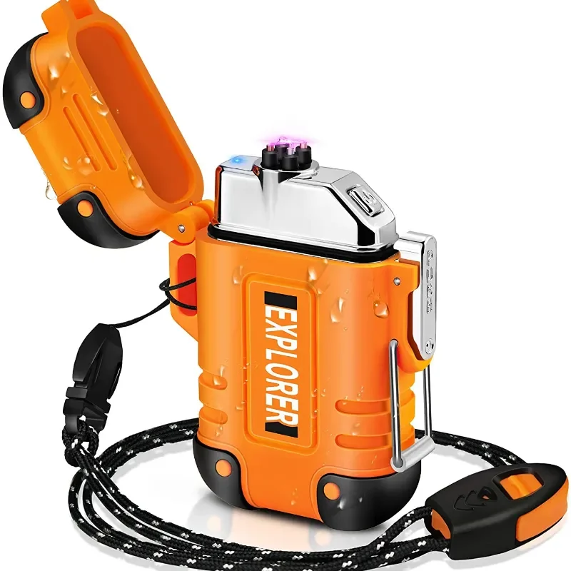 Outdoor Windproof Lighter - 2023 nowa wodoodporna zapalniczka z podwójnym