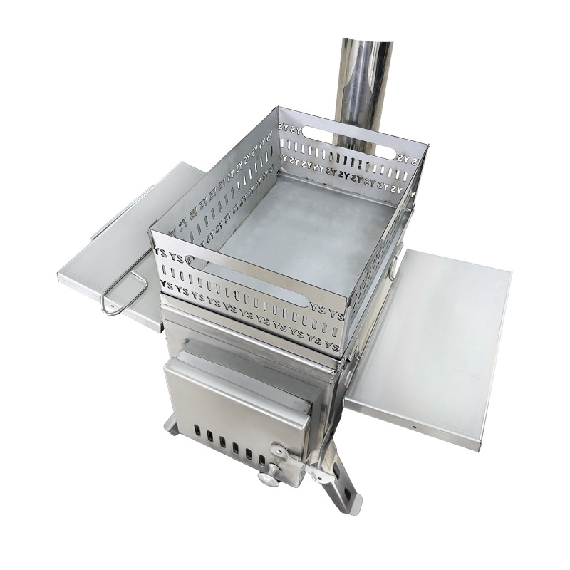 Outdoor Camping Wood Burning Stove - Przenośna składana piec do sauny ze