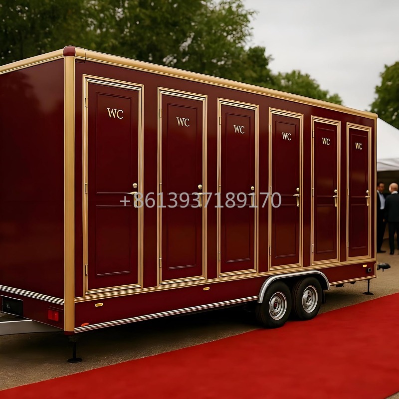 Portable Camp Toilet - Mobilna toaleta i prysznic w przyczepie