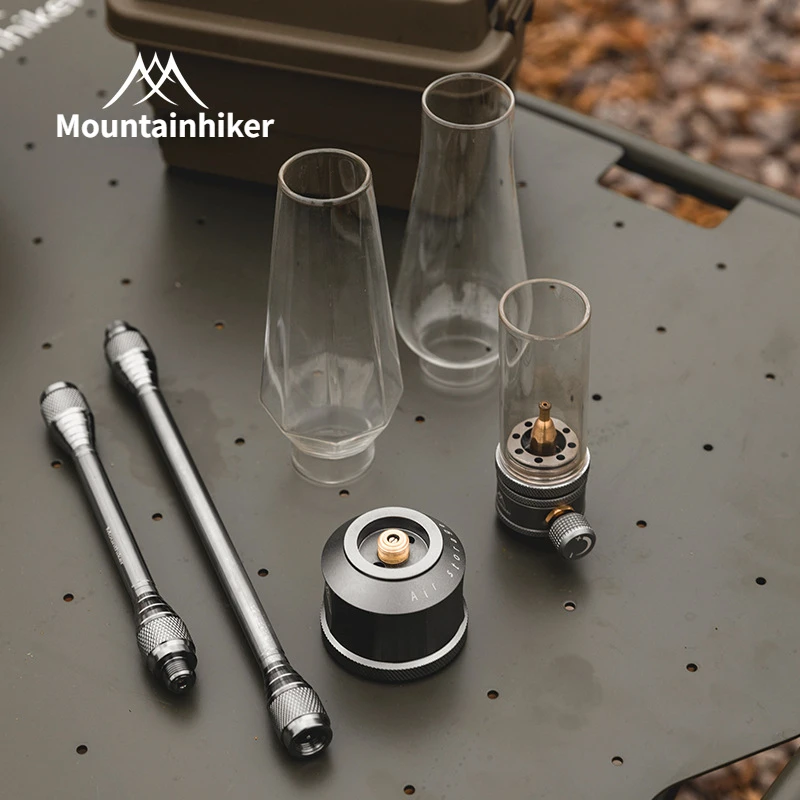 Outdoor Camping Glamping Share - Zestaw lamp gazowych MOUNTAINHIKER do użytku