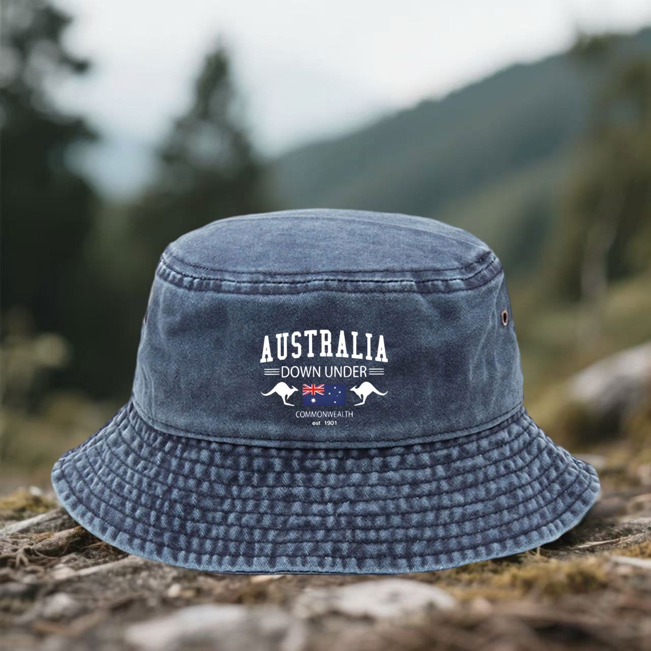 Outdoor Camping Australia - Kapelusz typu bucket hat unisex z