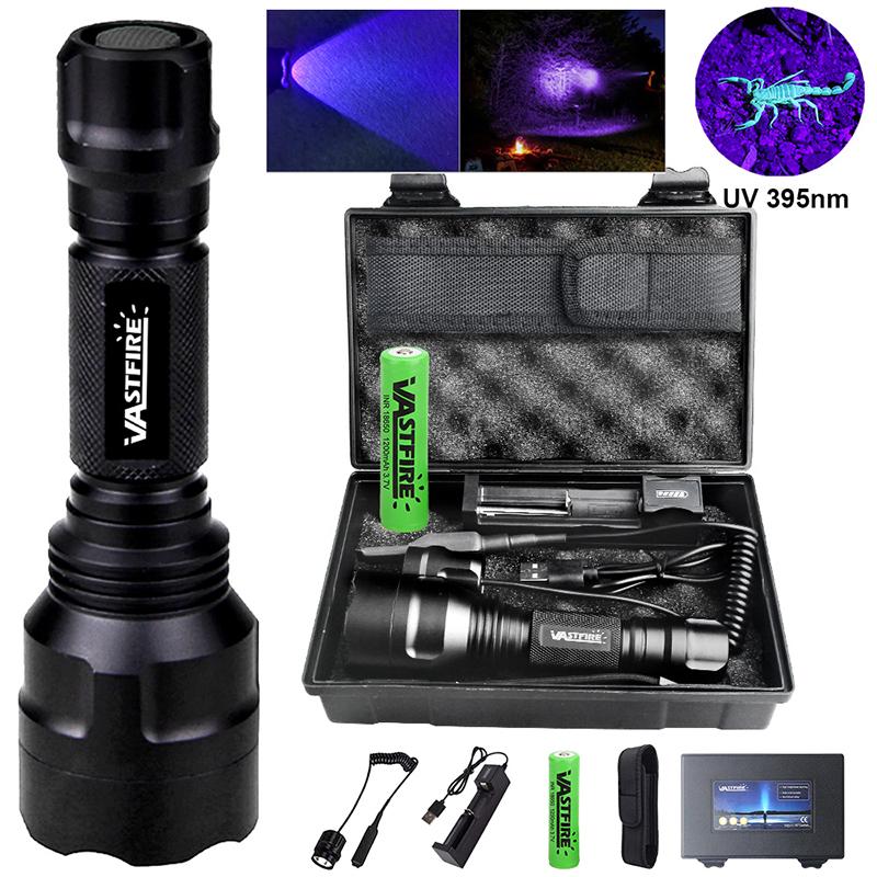 Outdoor Camping Glamping Share - Zestaw latarki UV LED o dużej