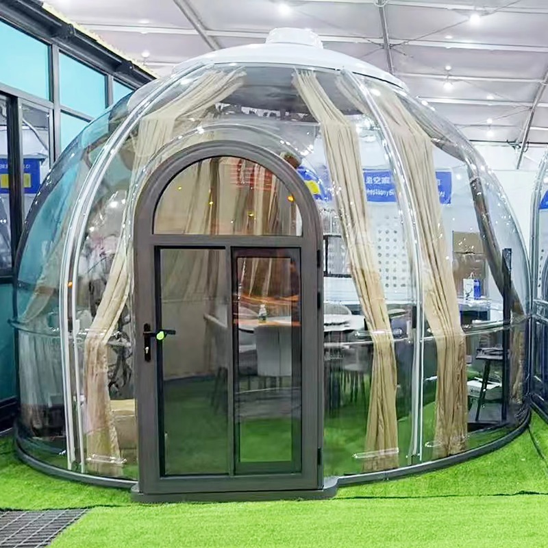 Outdoor Camping And Glamping - Przezroczysta kopuła glampingowa z poliwęglanu do