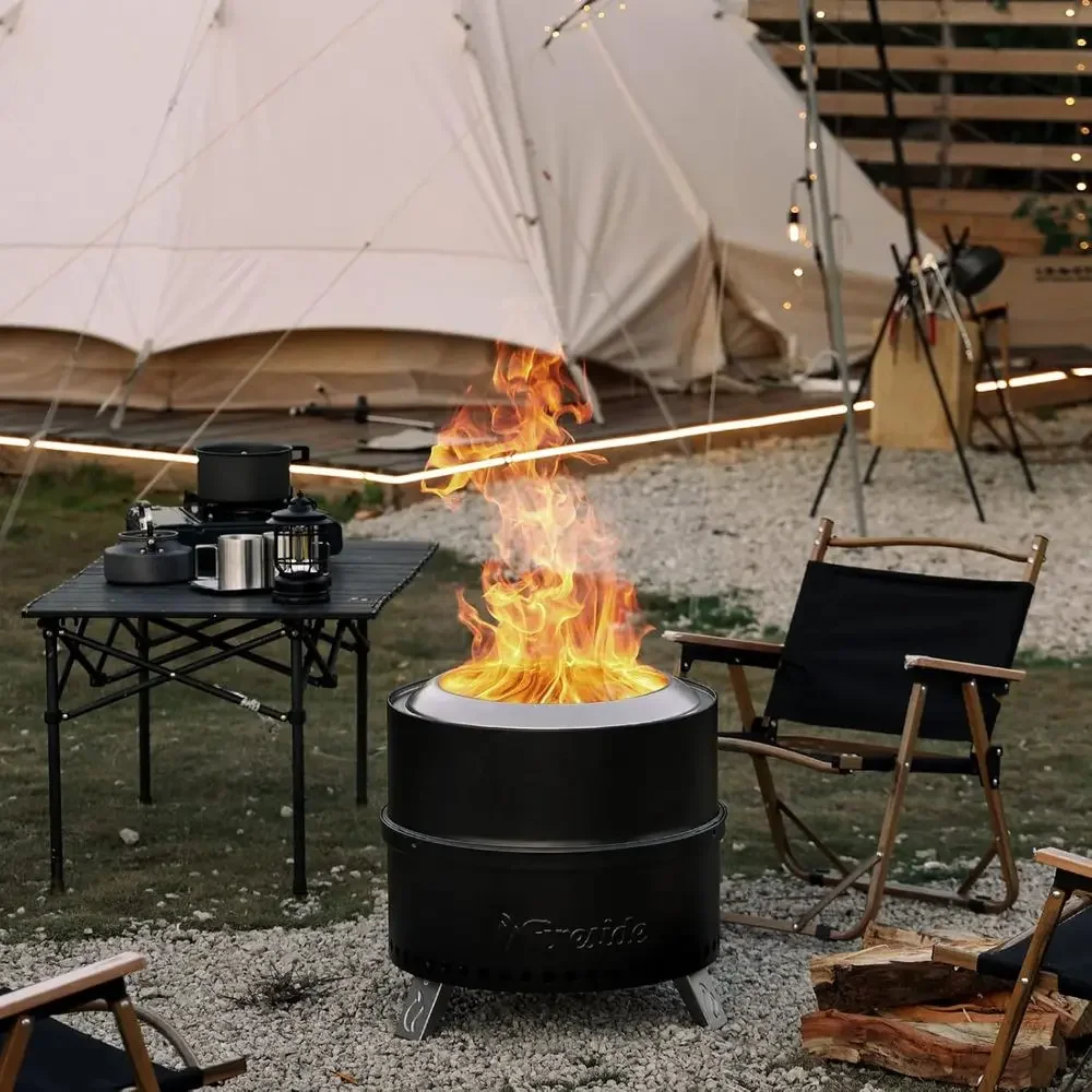 Przenośna, stalowa kuchenka tu – Outdoor Camping Wood Burning Stove recenzja i cena