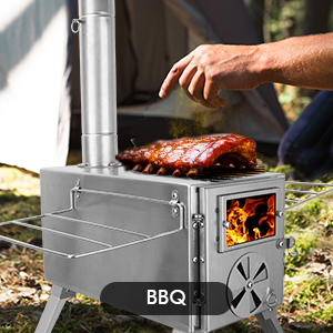 Kuchenka na drewno do namiotu, – Outdoor Camping Wood Burning Stove recenzja i cena