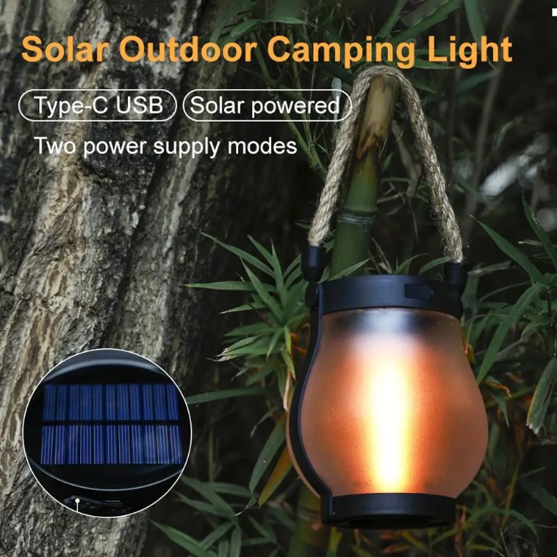 Lampa solarna płomień, ładowan – Camping Solar Lantern recenzja i cena