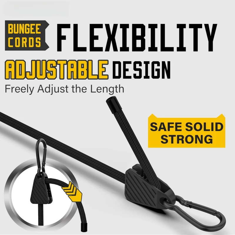 1-6 szt. Regulowane linki bung – Outdoor Camping Extension Cord recenzja i cena