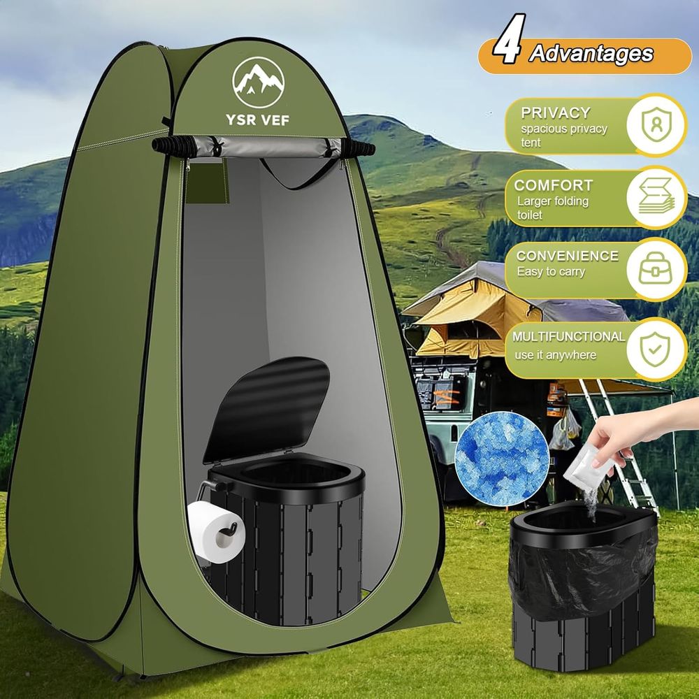 Przenośny Zestaw Toaletowy, To – Portable Camp Toilet recenzja i cena