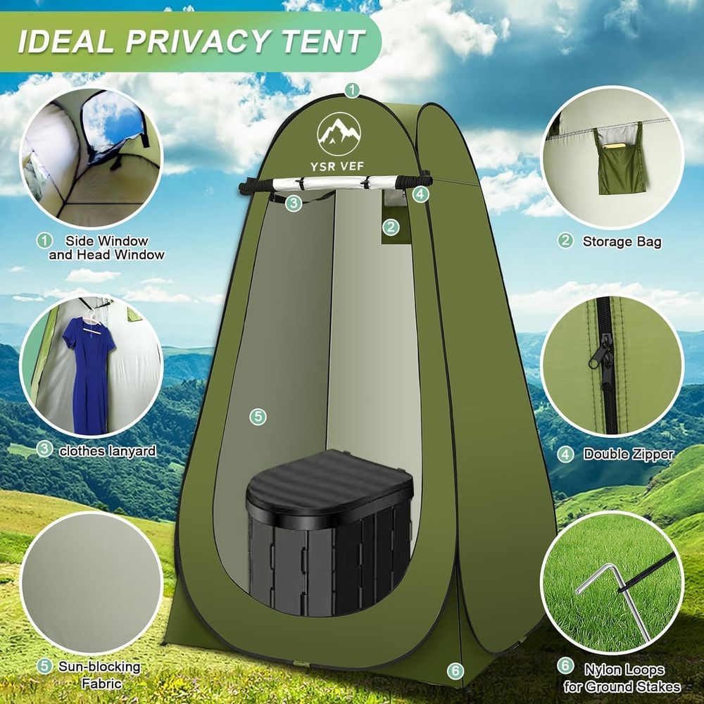 Przenośny Zestaw Toaletowy, To – Portable Camp Toilet recenzja i cena