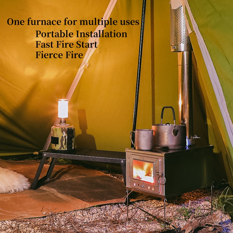 Składana kuchenka namiotowa Le – Outdoor Camping Wood Burning Stove recenzja i cena
