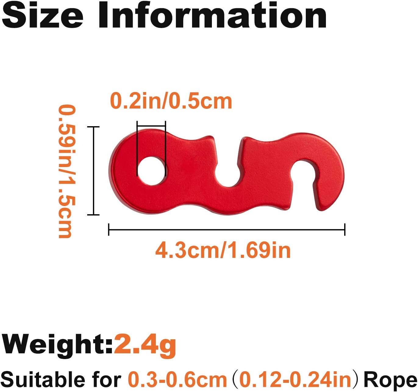 20 szt. Aluminiowe napinacze d – Outdoor Camping Extension Cord recenzja i cena