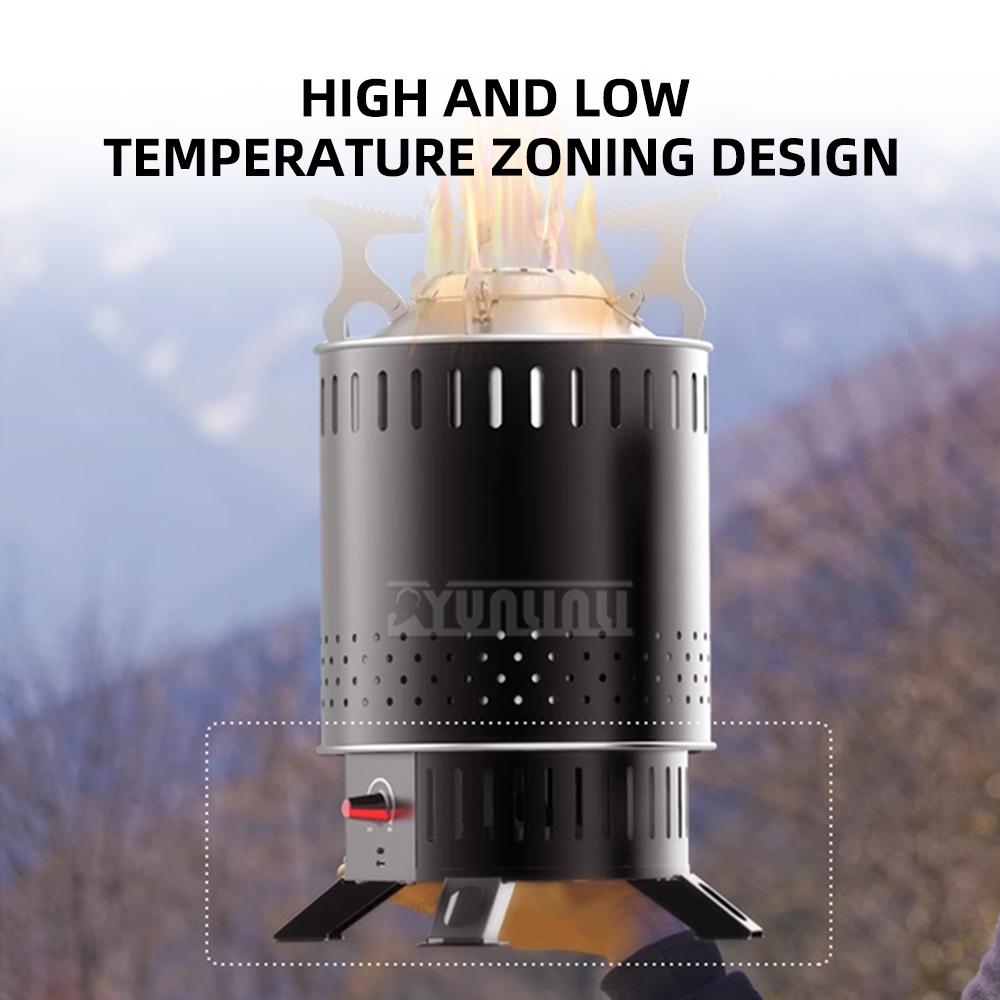 Przenośna, wiatroodporna kuche – Outdoor Camping Wood Burning Stove recenzja i cena