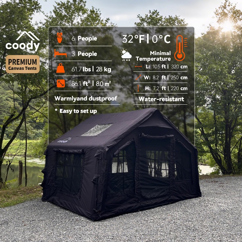 Namiot dmuchany YTYIN Coody 8. – Outdoor Camping And Glamping recenzja i cena