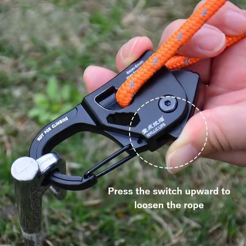 Napinacz do linek namiotowych  – Outdoor Camping Extension Cord recenzja i cena