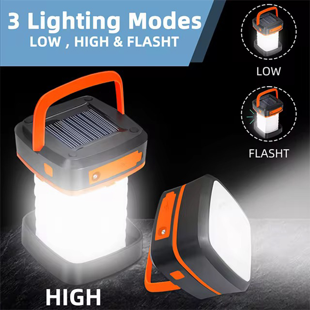 Czarna, ładowalna, solarna lat – Camping Solar Lantern recenzja i cena