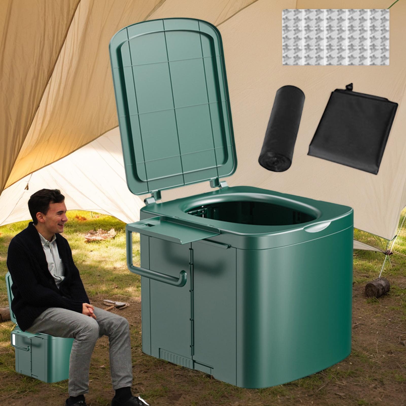 Przenośna toaleta kempingowa z – Portable Camp Toilet recenzja i cena