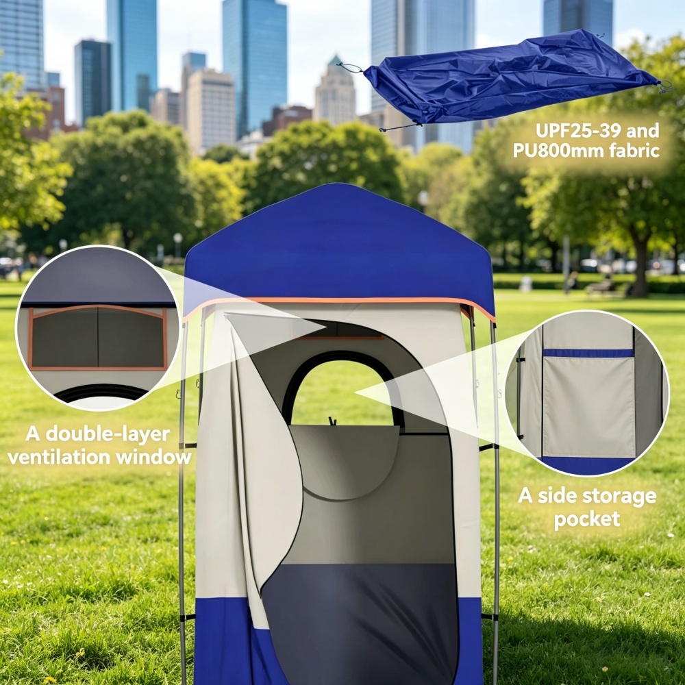 Namiot prysznicowy kempingowy, – Portable Camp Toilet recenzja i cena