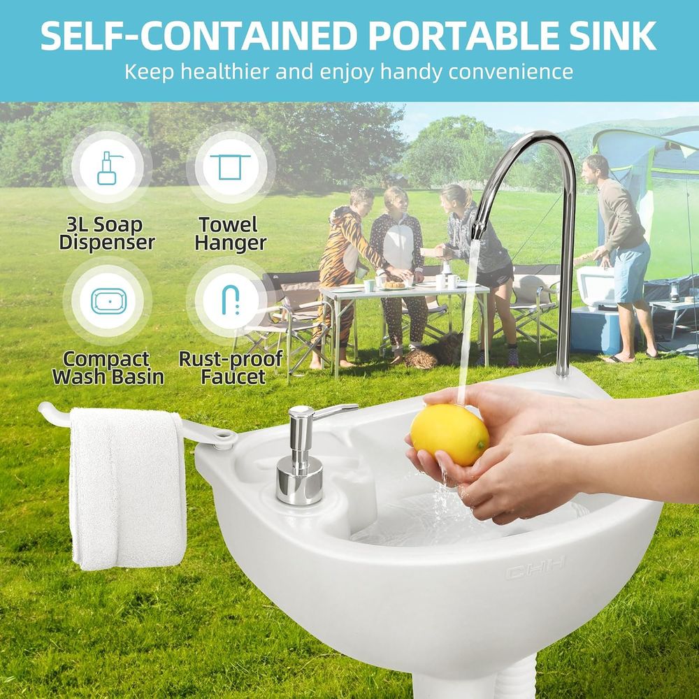 Przenośny zlew 17L do mycia rą – Portable Camp Toilet recenzja i cena