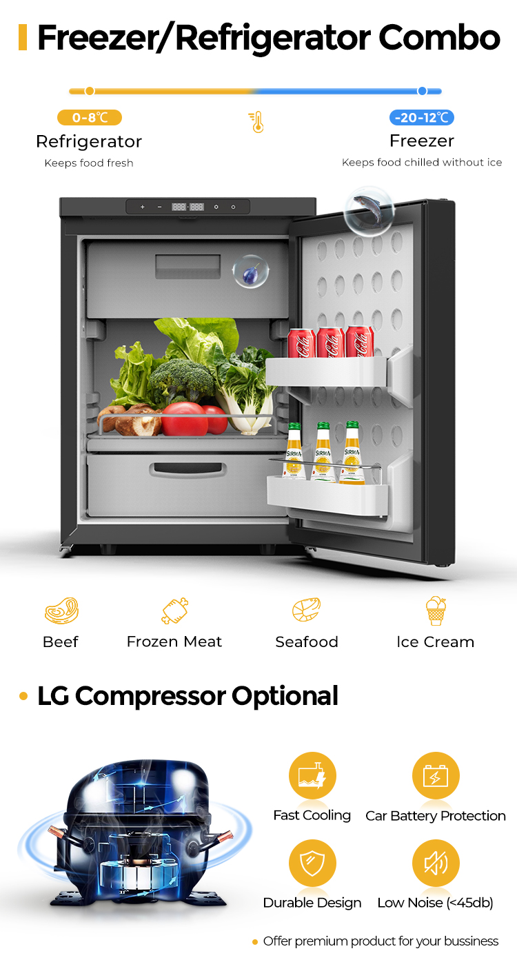 CR90 93L Hurtowa Sprzedaż Lodó – Outdoor Camping Fridge recenzja i cena