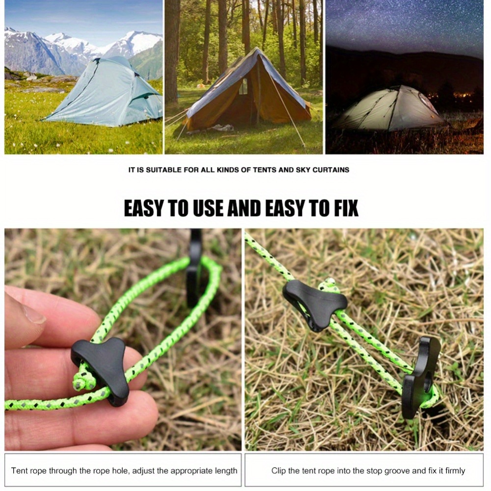 10szt Namiot kempingowy Klamry – Outdoor Camping Extension Cord recenzja i cena