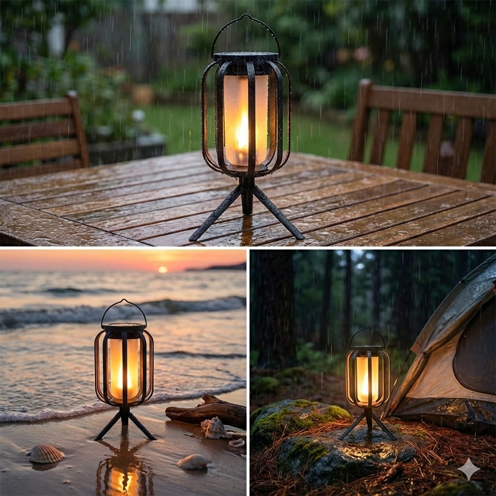 Vintage Przenośna Lampa Kempin – Camping Solar Lantern recenzja i cena