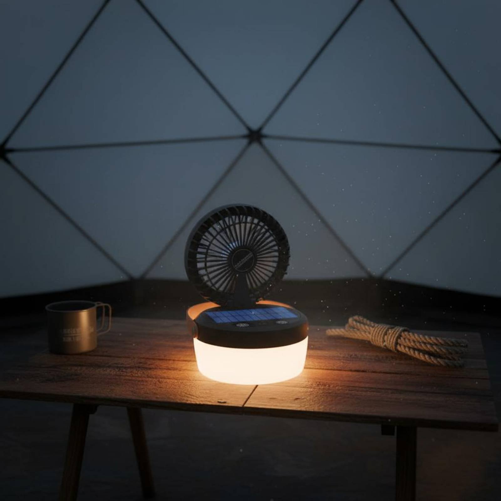 Solarna lampa kempingowa z wen – Camping Solar Lantern recenzja i cena