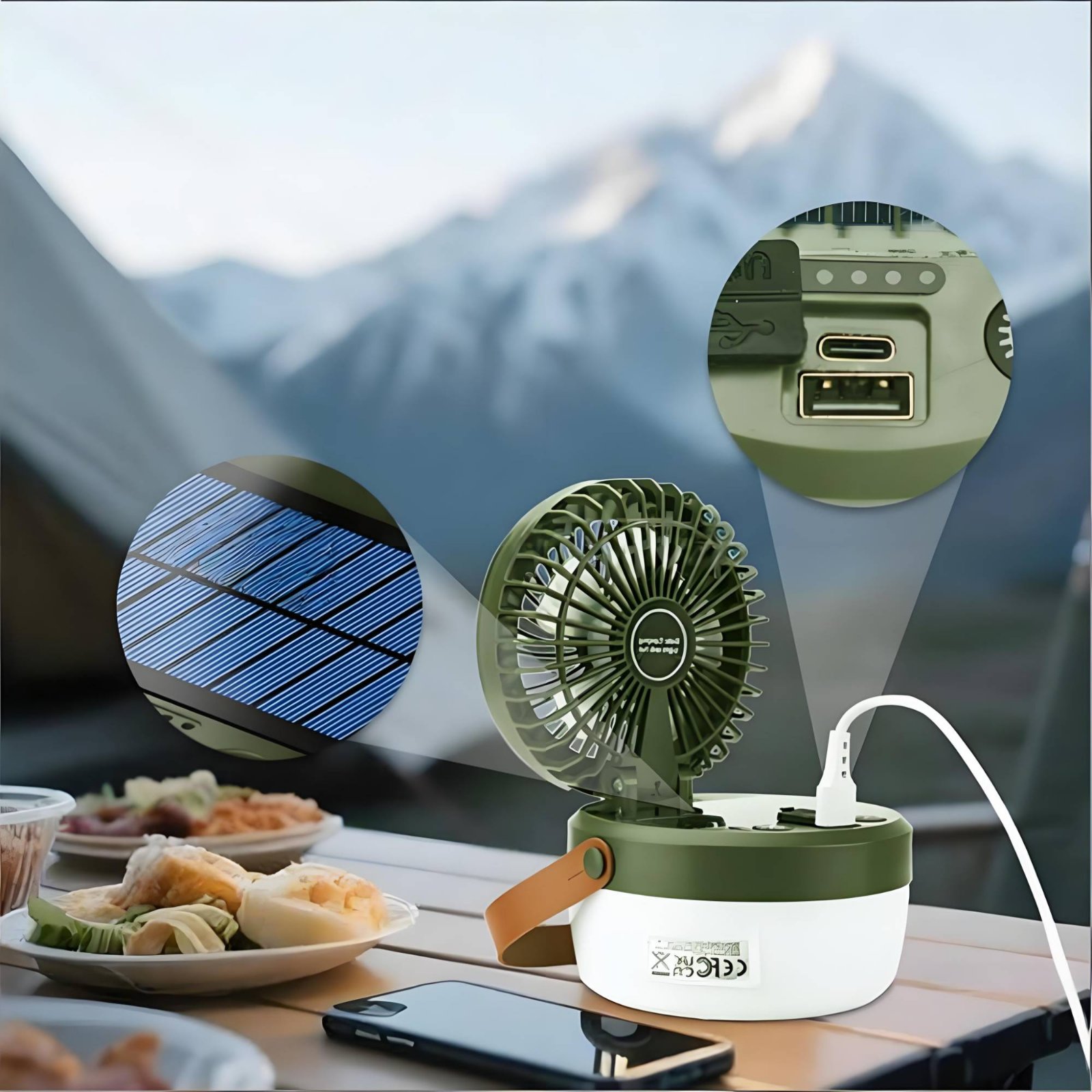 Solarna lampa kempingowa z wen – Camping Solar Lantern recenzja i cena