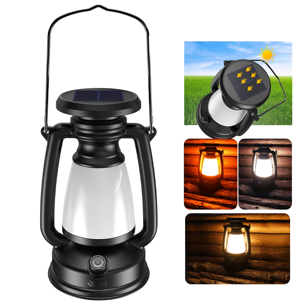 Lampa kempingowa ładowana prze – Camping Solar Lantern recenzja i cena