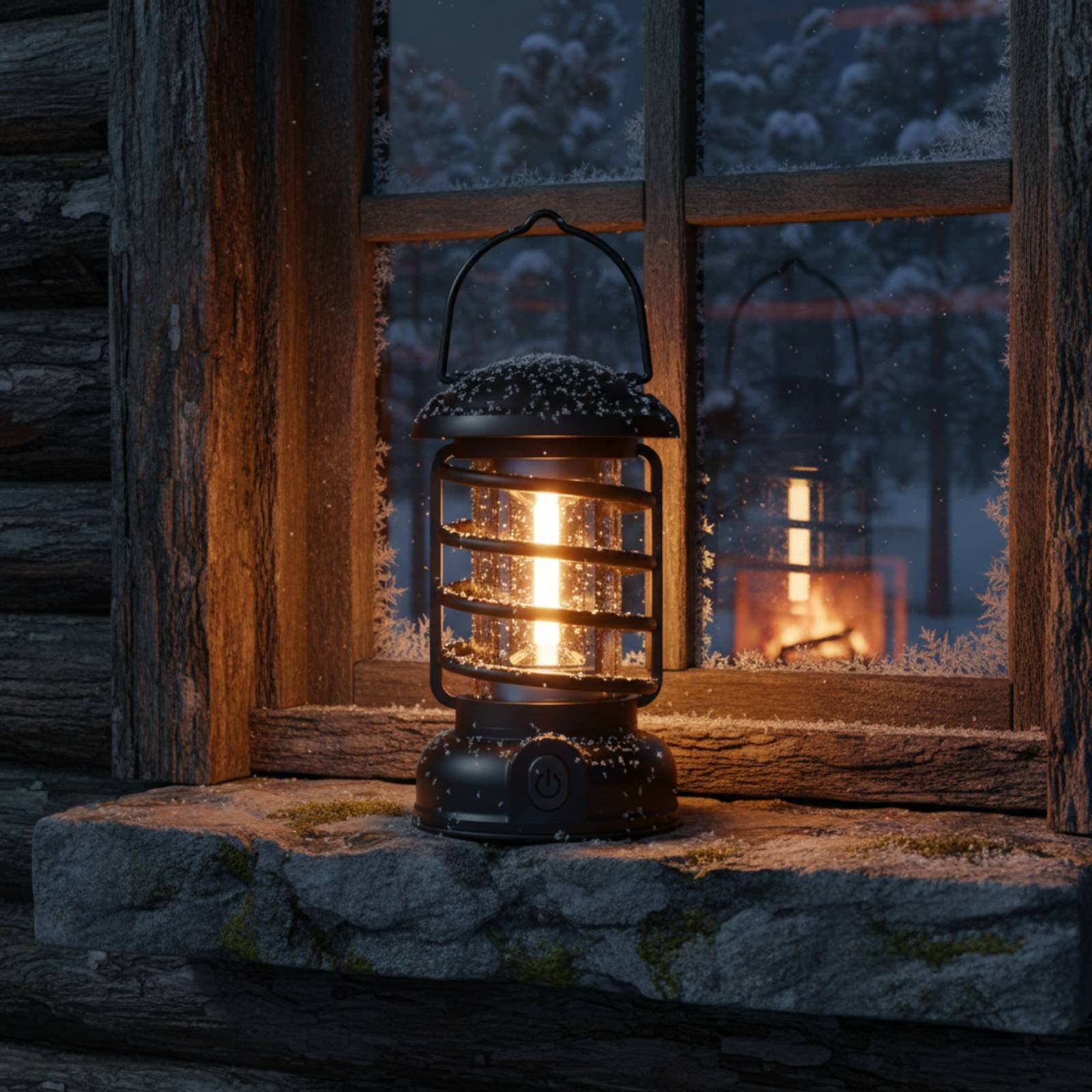 Retro Lampa Kempingowa z Dwoma – Outdoor Camping Lantern recenzja i cena
