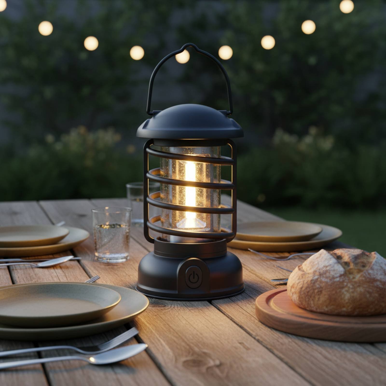 Retro Lampa Kempingowa z Dwoma – Outdoor Camping Lantern recenzja i cena