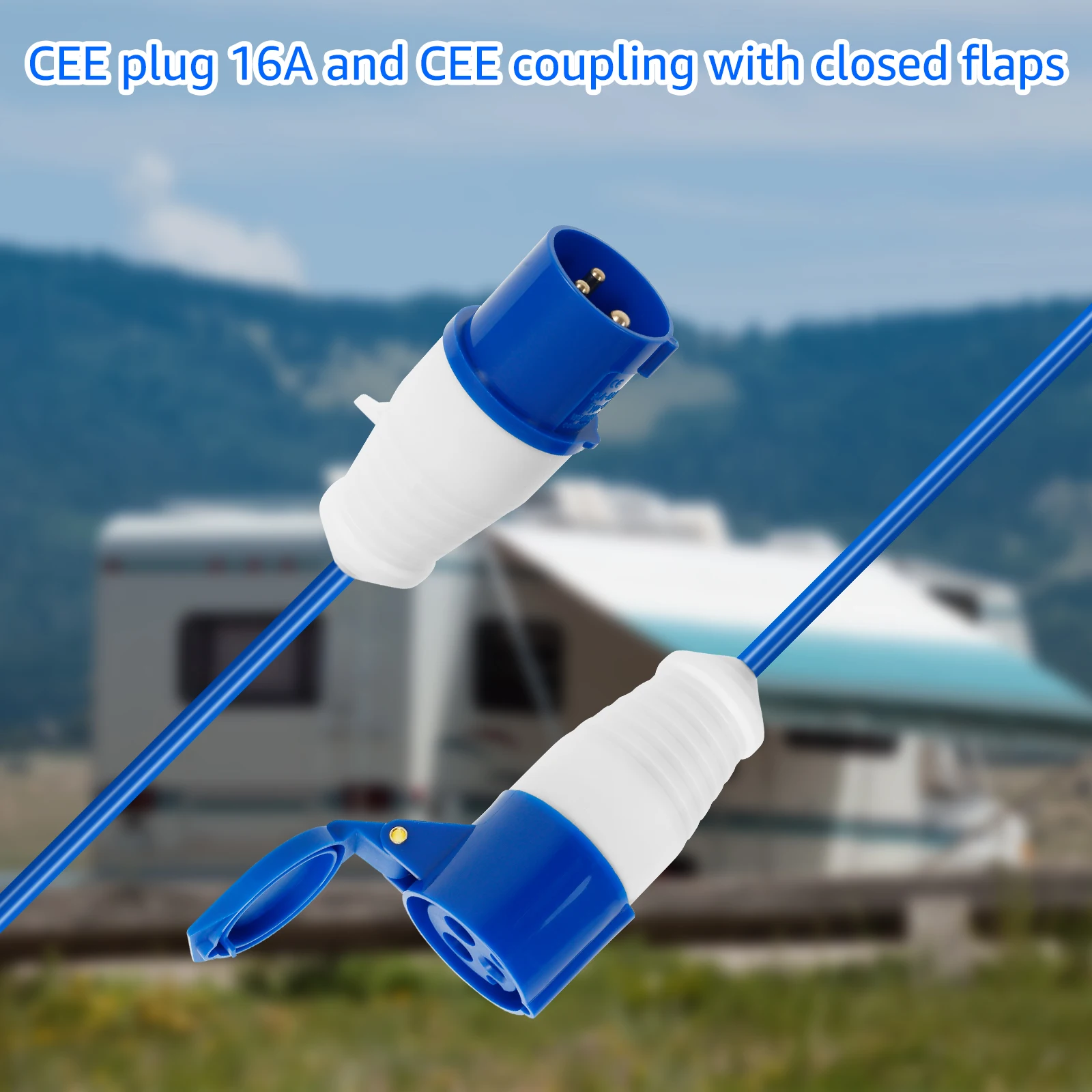 Przedłużacz kempingowy, bezpie – Outdoor Camping Extension Cord recenzja i cena