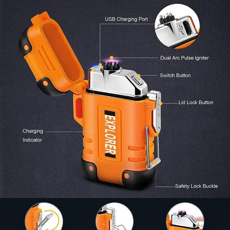 2023 nowa wodoodporna zapalnic – Outdoor Windproof Lighter recenzja i cena