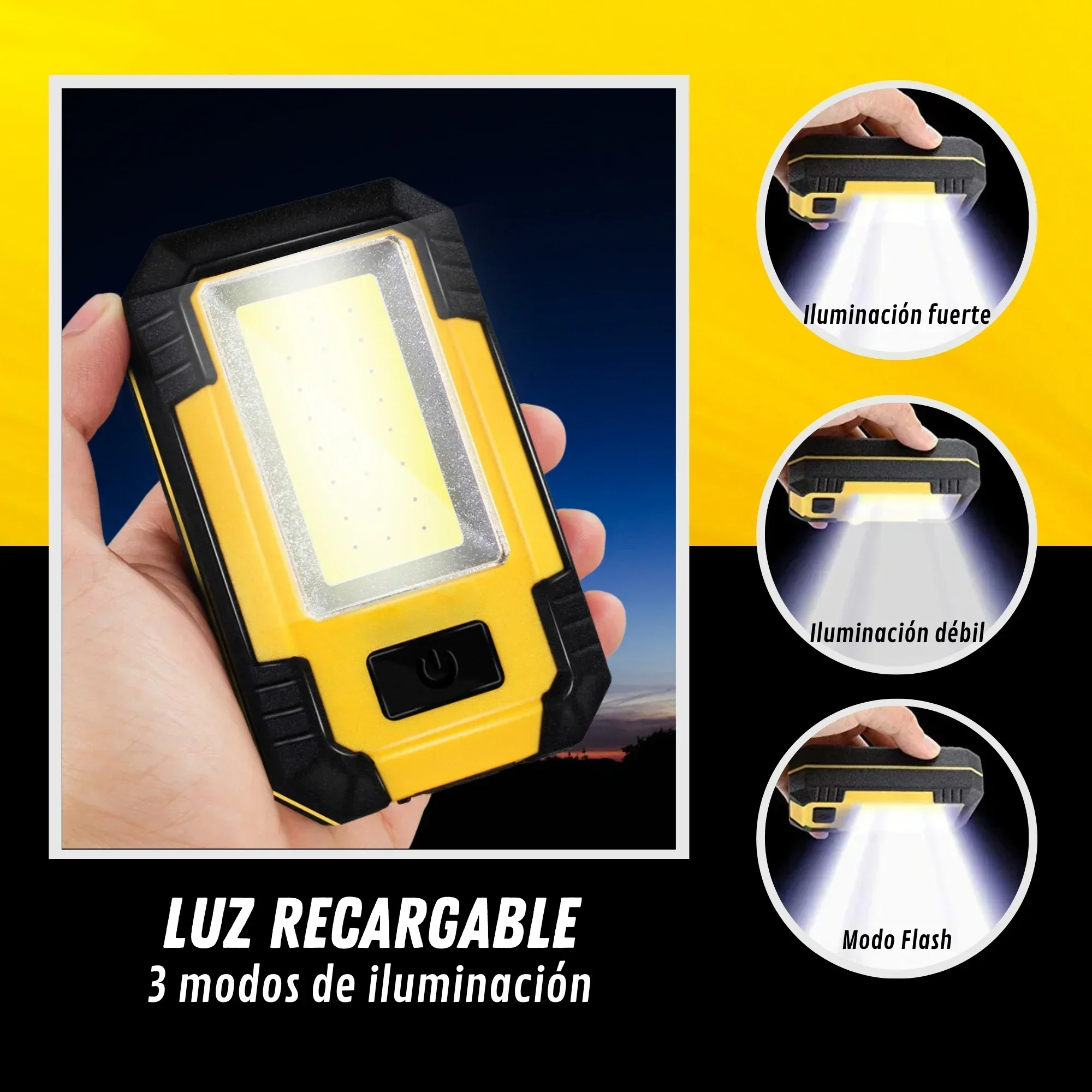 Przenośna lampa robocza z akum – Outdoor Camping Lantern recenzja i cena