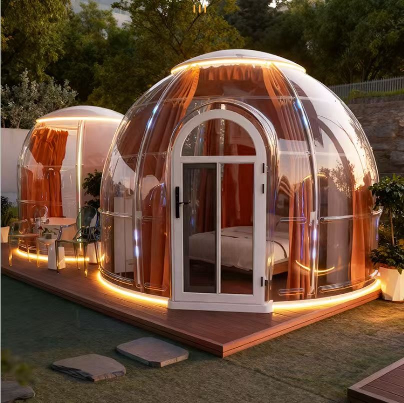 Przezroczysta kopuła bąbelkowa – Outdoor Camping And Glamping recenzja i cena
