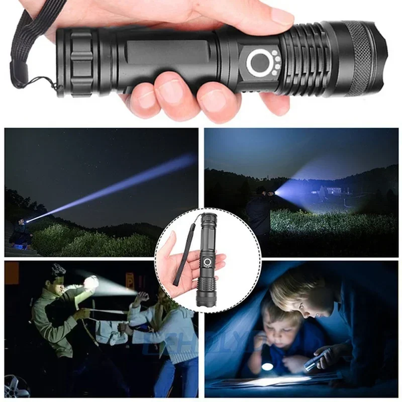 Latarka LED o dużej mocy XHP70 – Outdoor Camping Lantern recenzja i cena