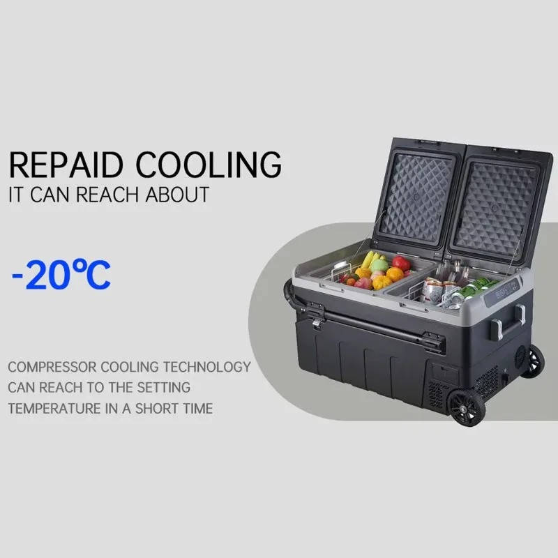 75/95L Przenośne lodówki solar – Outdoor Camping Fridge recenzja i cena